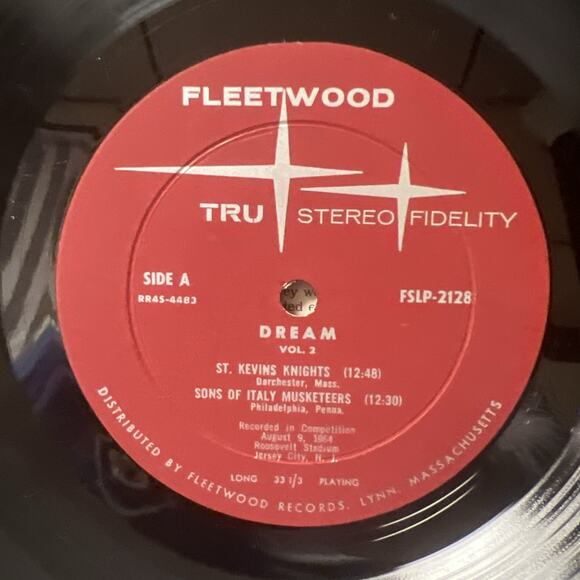 1964 DREAM Drum & Bugle Corps Contest Volume 2 JUNIOR CORPS LP ULTRASONIC CLEAN! - Picture 3 of 6